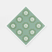 Sand Dollar Seashell Kerstkrans Servet (Hoek)