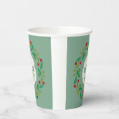 Sand Dollar Seashell Kerstmis Papieren Bekers (Links)