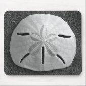 Sand Dollar Seashell Zand Beach Mousepad Muismat (Voorkant)