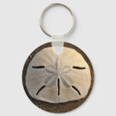 Sand Dollar Seashell Zand Beach Sleutelhanger (Voorkant)