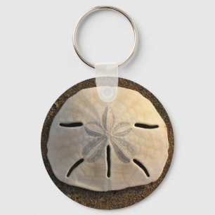 Sand Dollar Seashell Zand Beach Sleutelhanger