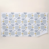 Sand Dollar Seashells Beach Patroon Strandlaken (Voorkant)