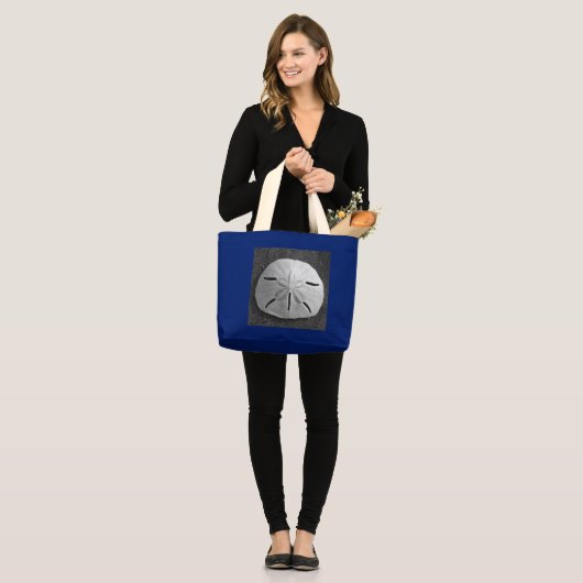 Sand Dollar Seashells Canvas tas (Voorkant (model))