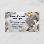 Sand Dollar Seashells Visitekaartjes Contactkaartje (Voorkant)