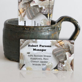 Sand Dollar Seashells Visitekaartjes Contactkaartje