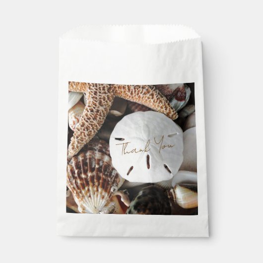 Sand Dollar Seashells Weddenschap Party Favor Bags Bedankzakje