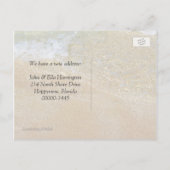 Sand Dollar Seaside Lifestyle Nieuw adres Aankondigingskaart (Achterkant)