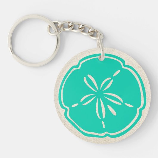 Sand Dollar Sleutelhanger - Aanpassen Terug (Voorkant)