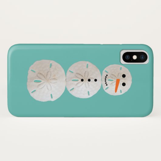 Sand Dollar Snowman Case-Mate iPhone Case (Achterkant (horizontaal))
