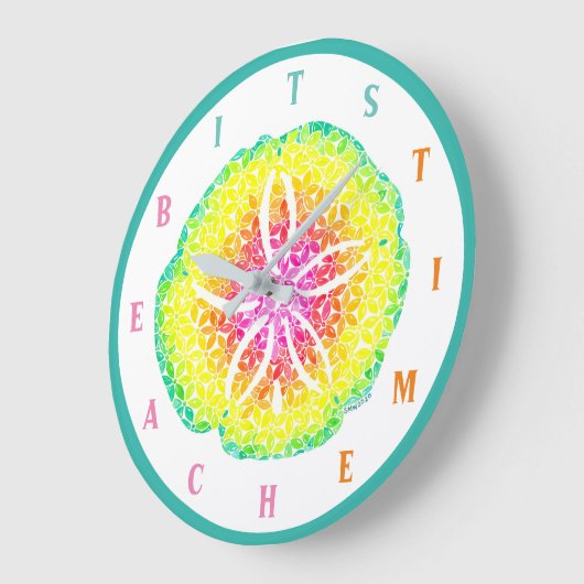 Sand Dollar Wall klok (Hoek)