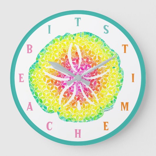 Sand Dollar Wall klok (Voorkant)