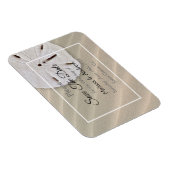 Sand Dollar Wedding Save the Date Magnet Magneet (Rechterzijde)