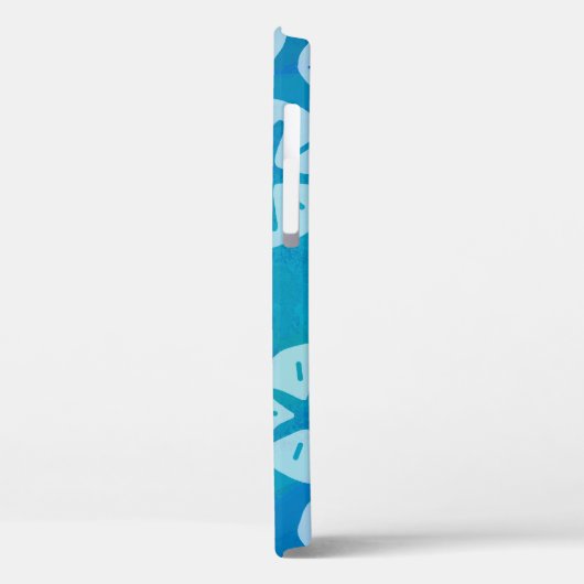 Sand Dollar White en Blue Pattern Case-Mate iPhone Case (Achterkant / Links)