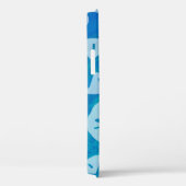 Sand Dollar White en Blue Pattern Case-Mate iPhone Case (Achterkant / Rechts)