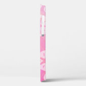 Sand Dollar White en roze Case-Mate iPhone Case (Achterkant / Links)