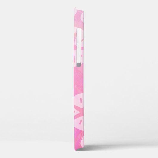 Sand Dollar White en roze Case-Mate iPhone Case (Achterkant / Links)