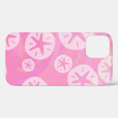 Sand Dollar White en roze Case-Mate iPhone Case (Achterkant (horizontaal))