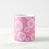 Sand Dollar White en roze Koffiemok (Center)