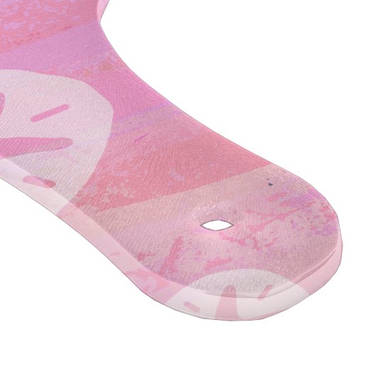 Sand Dollar White en roze Snijplank (Hoek)