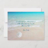 Sand Dollar zal je mijn Bridesmaid Kaart zijn (Achterkant)