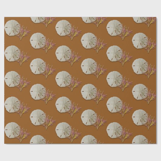 Sand Dollar Zee Coral Cadeaupapier (Vlak)