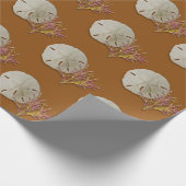 Sand Dollar Zee Coral Cadeaupapier (Hoek)
