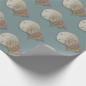 Sand Dollar Zee Coral Cadeaupapier (Hoek)