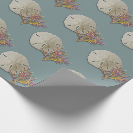 Sand Dollar Zee Coral Cadeaupapier (Hoek)