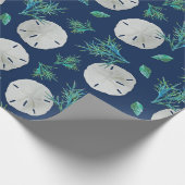 Sand Dollar Zee Coral Cadeaupapier (Hoek)
