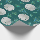 Sand Dollar Zee Coral Cadeaupapier (Hoek)