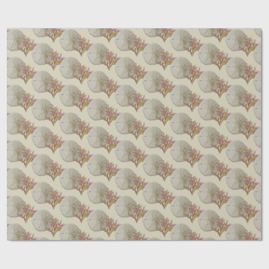 Sand Dollar Zee Coral Cadeaupapier (Vlak)