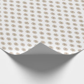 Sand Dollar Zee Shell Coastal Pattern Cadeaupapier (Hoek)