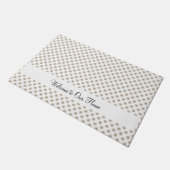 Sand Dollar Zee Shell Pattern personaliseren Deurmat (Schuin)