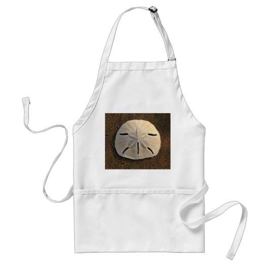 Sand Dollar Zee Shell Sand Beach Apron Standaard Schort (Voorkant)