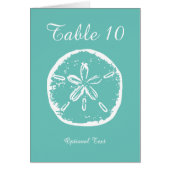 Sand-dollarkaarten voor strandstrandstralen (Voorkant)