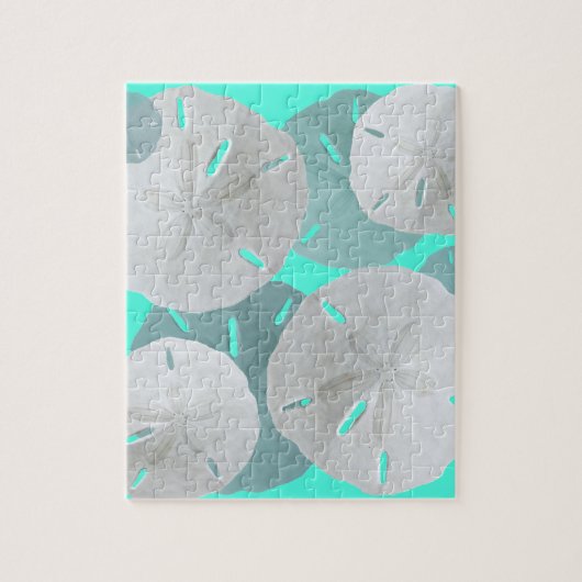 Sand Dollars Blue Legpuzzel (Verticaal)