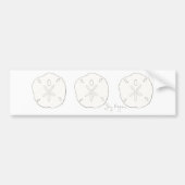 Sand Dollars Bumpersticker (Voorkant)