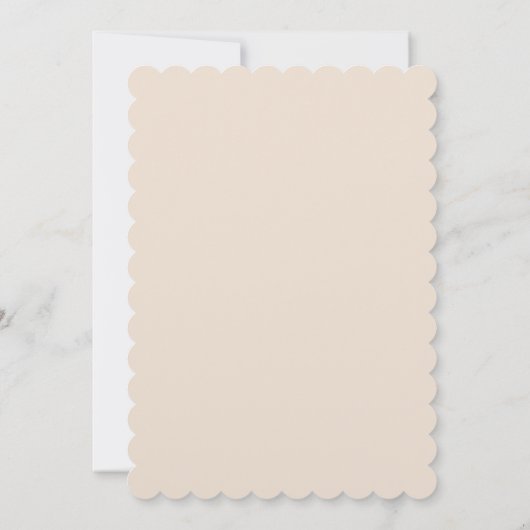 Sand Dollars Jubileum Vows Ceremony Kaart (Achterkant)