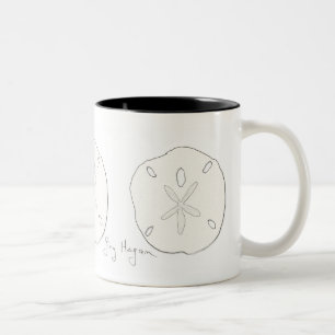 Sand Dollars-Mokken & Drinkware Tweekleurige Koffiemok