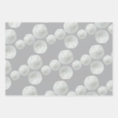 Sand Dollars neutraal zwart grijs Inpakpapier Vel (Voorkant 3)