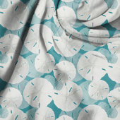 Sand Dollars Pattern Blue Stof