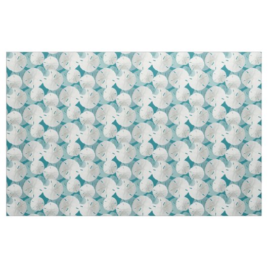 Sand Dollars Pattern Blue Stof (Fat Quarter)