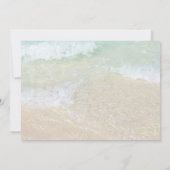 Sand Dollars Private Ceremony Tied the Knot Kaart (Achterkant)