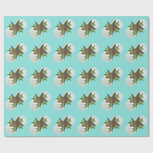 Sand Dollars Sestive Kerstmis Cadeaupapier (Vlak)