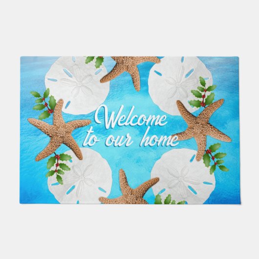 Sand Dollars Starfish Deuren Deurmat (Voorkant)