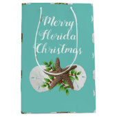 Sand Dollars Tropische kerstcadeautas Medium Cadeauzakje (Voorkant)