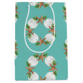 Sand Dollars Tropische kerstcadeautas Medium Cadeauzakje (Voorkant)