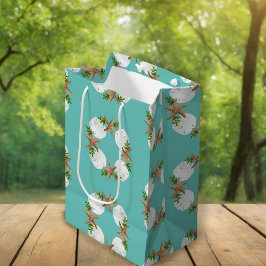 Sand Dollars Tropische kerstcadeautas Medium Cadeauzakje