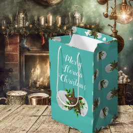 Sand Dollars Tropische kerstcadeautas Medium Cadeauzakje