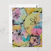 Sand Dollars Waterverf & Ink Painting Briefkaart (Voorkant / Achterkant)